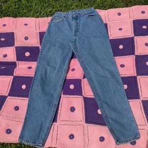 Levis 550 M 28  vintage vtg high rise waist mom jeans medium wash all cotton